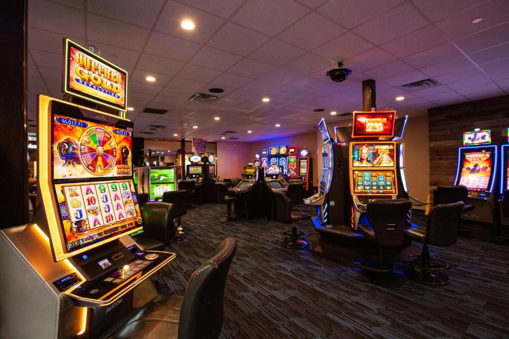 Buffalo Gold slot machine in the foreground