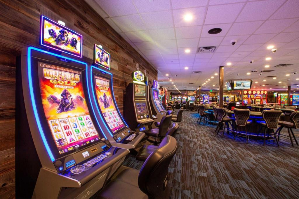 Buffalo Gold games beside restaurant seating
